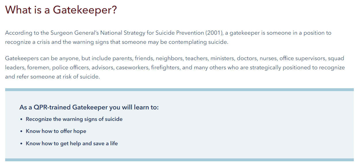 What is a Gatekeeper