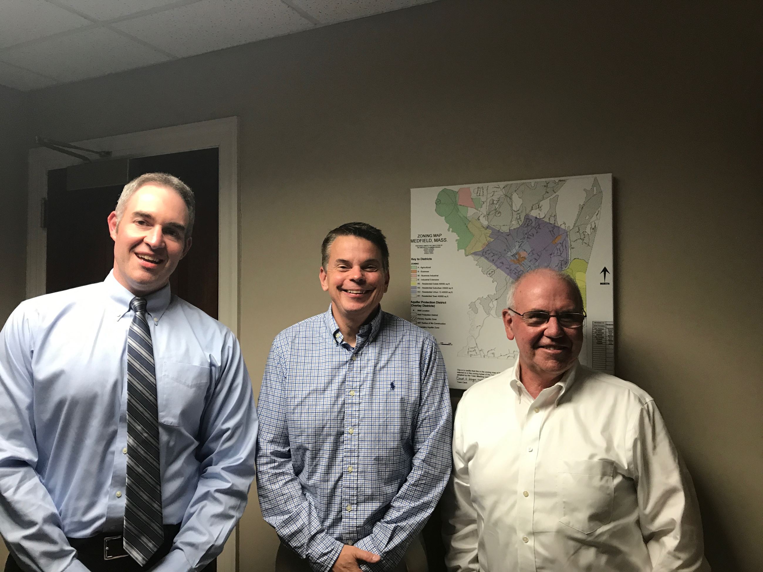 ZBA 40B Panel (L-R: Michael Whitcher, Bill McNiff, Jack McNicholas, Acting Chair)