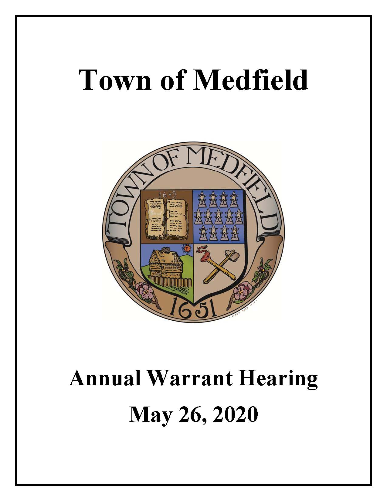 Annual Warrant Hearing 